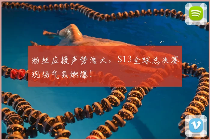 粉丝应援声势浩大,S13全球总决赛现场气氛燃爆!